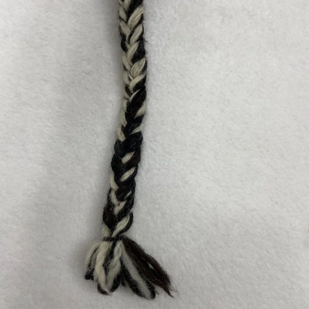 Nepal 100% Wool Fair Isle Knit Fleece Lined Trapper Beanie One Size Warm Chunky - Picture 4 of 8